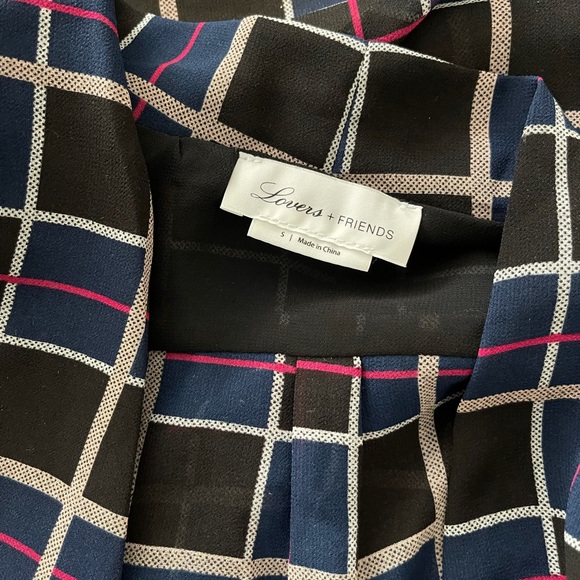 Lovers + Friends Get Down Blouse in Plaid - Picture 9 of 10